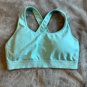 Women's Aqua Mint Green UnderArmor Sports Bra